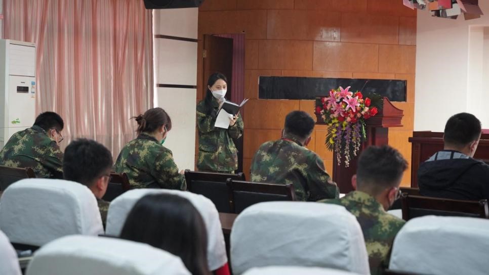 Beat365中文官方网站召开学管干部培训周会2022.4.18