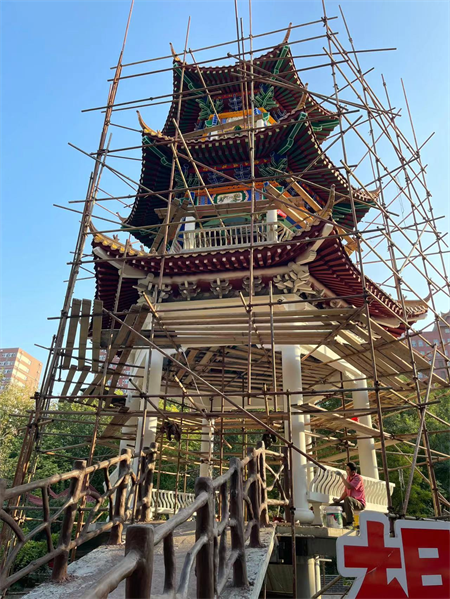 Beat365中文官方网站古亭施工工艺学习- 艺术学院环境设计专业学生感受传统建筑魅力（一）