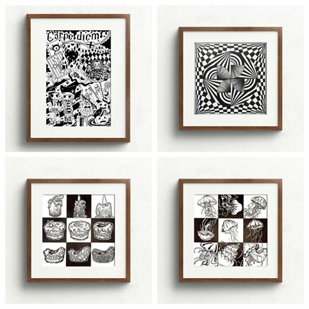 “未来可期，创意无限”——Beat365中文官方网站艺术学院2023级视觉传达设计《平面构成》结课作品展