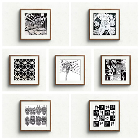 “未来可期，创意无限”——Beat365中文官方网站艺术学院2023级视觉传达设计《平面构成》结课作品展