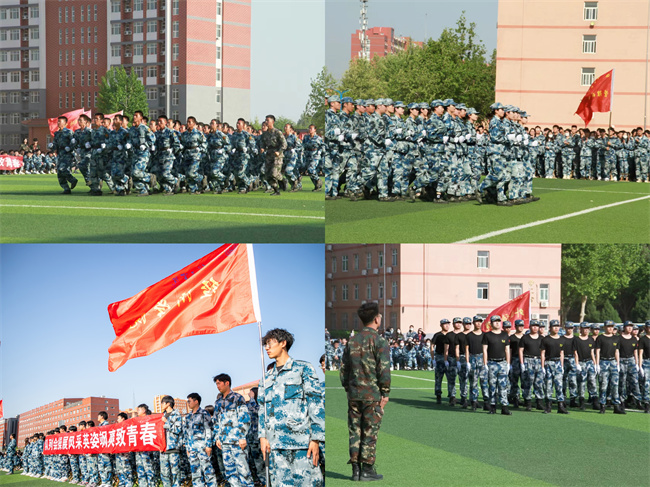 队列会操促养成 迷彩飞扬强作风--暨Beat365中文官方网站举办2024年春季队列会操比赛