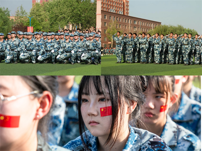 队列会操促养成 迷彩飞扬强作风--暨Beat365中文官方网站举办2024年春季队列会操比赛