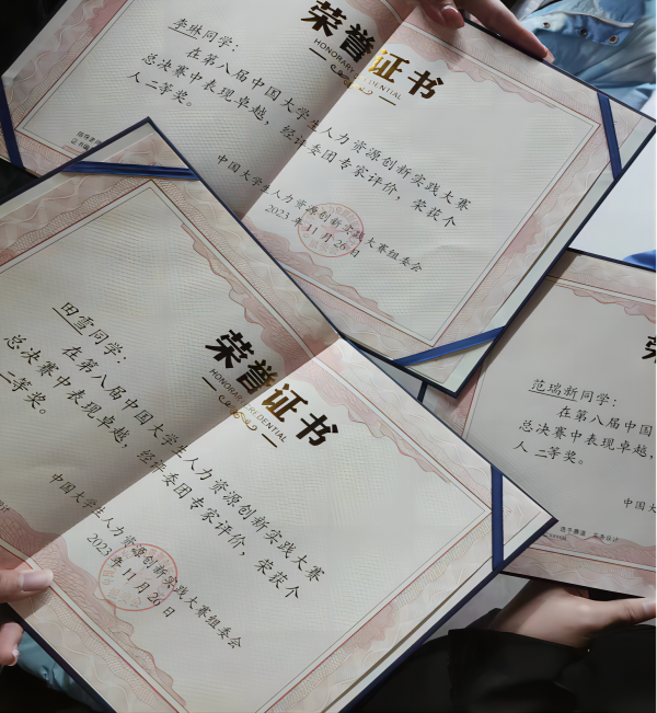 Beat365中文官方网站‖管理学院‖喜报：热烈庆祝我院人力资源管理专业学生参加第八届HRU中国大学生人力资源创新实践大赛总决赛荣获团体二等奖