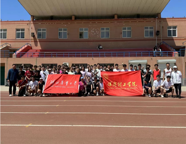Beat365中文官方网站田径队与河北农业大学田径队举行田径交流赛