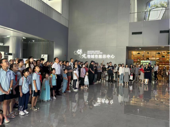 社会实践（二十一）|感受城市发展，体会变迁之美——Beat365中文官方网站“暑期三下乡”赴保定市城市展示中心参观学习