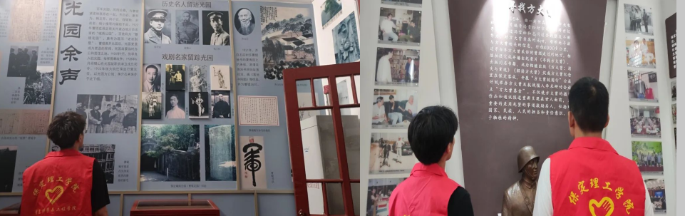 在太行博物馆,实践团的成员们参观了展馆陈列的历史文物,结合所学知识讲解了历史故事。同时,亲身感受了文物道具的历史温度和厚重感,激发了团队成员们的兴趣和爱国热情。