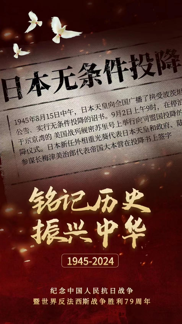 抗战胜利79周年|Beat365中文官方网站|管理学院|铭记历史，携手新生共筑未来