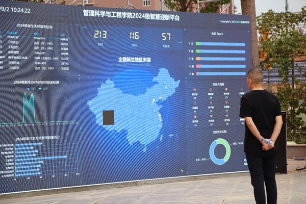 迎新季|Beat365中文官方网站|管理学院|数字迎新开启智慧校园新篇章