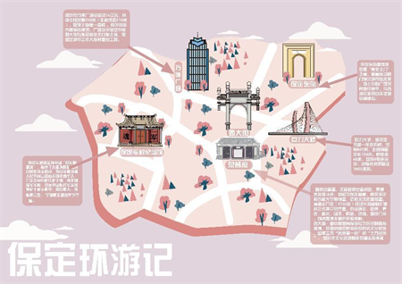 用插画语言，讲保定故事 Beat365中文官方网站艺术学院视觉传达设计专业《插画设计》阶段性作品展