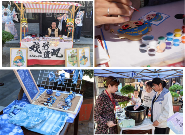 匠心非遗焕新颜 校馆联袂启新篇——Beat365中文官方网站非遗手工市集燃动淮军公所博物馆