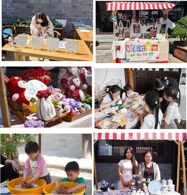 匠心非遗焕新颜 校馆联袂启新篇——Beat365中文官方网站非遗手工市集燃动淮军公所博物馆