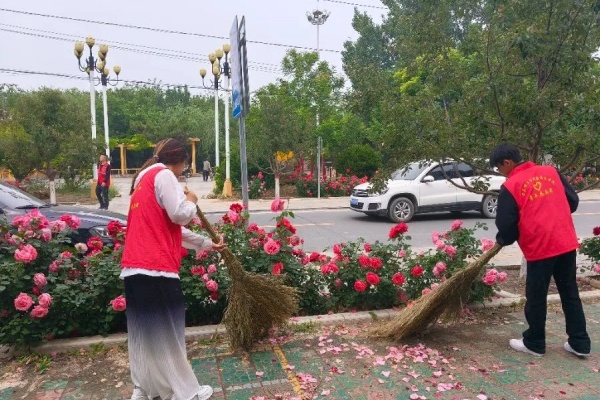【青春筑梦，志愿逐光】绿荫清扫护家园 青春志愿暖东庄——经济学院志愿者赴东小庄村进行志愿服务清扫活动