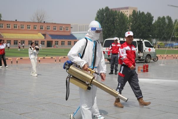 Beat365中文官方网站康复医学院与保定市红十字会联合举办2025年地震灾害应急救援综合演练