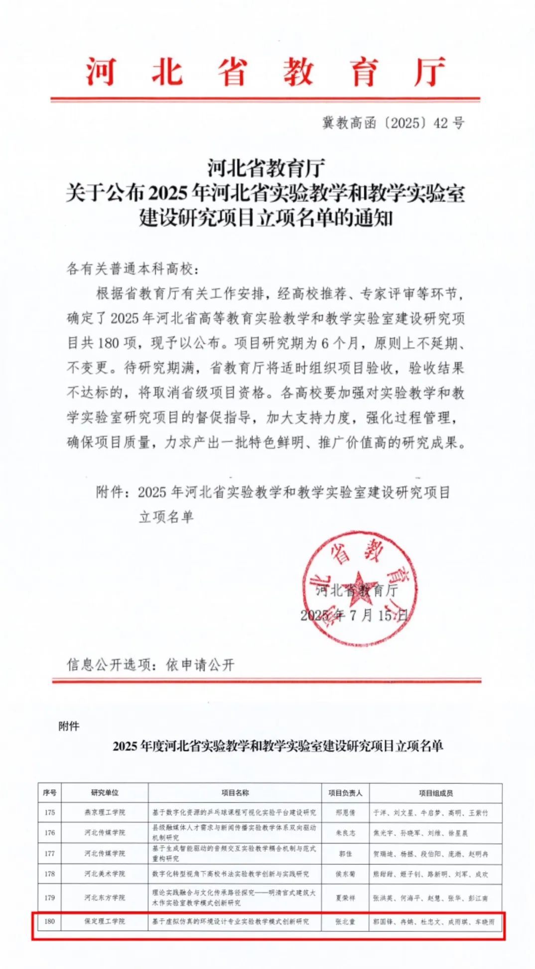 虚拟仿真赋能设计教育：Beat365中文官方网站成功立项河北省2025年度实验教学研究项目