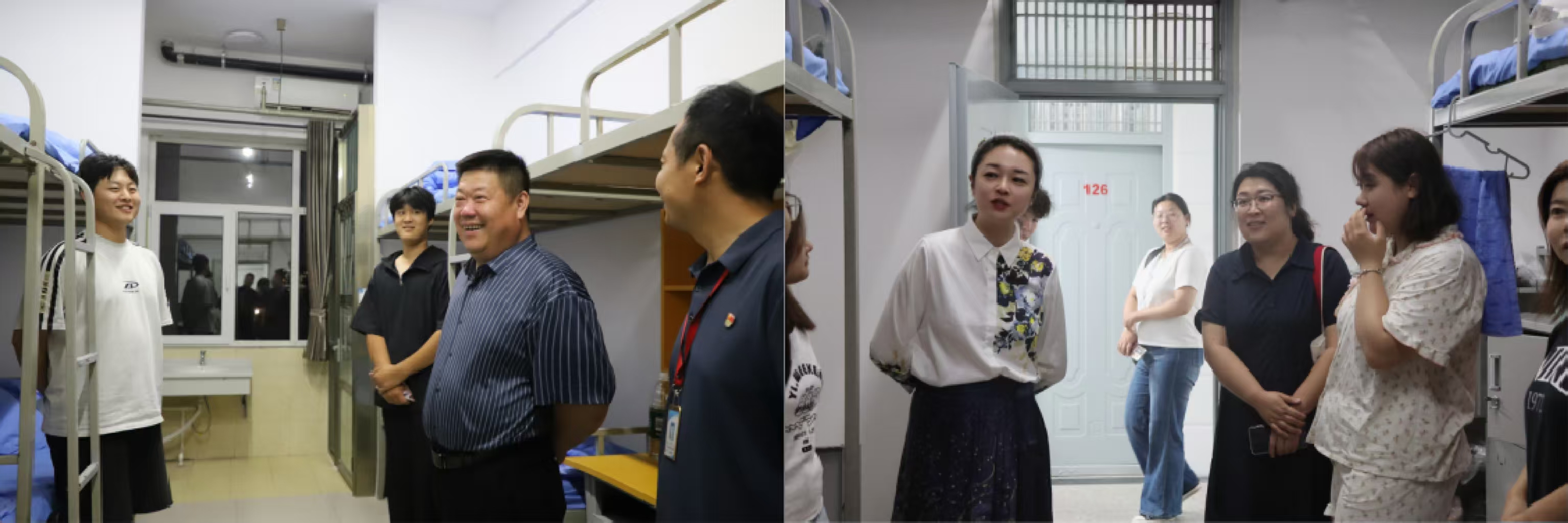 Beat365中文官方网站校领导慰问2025级新生