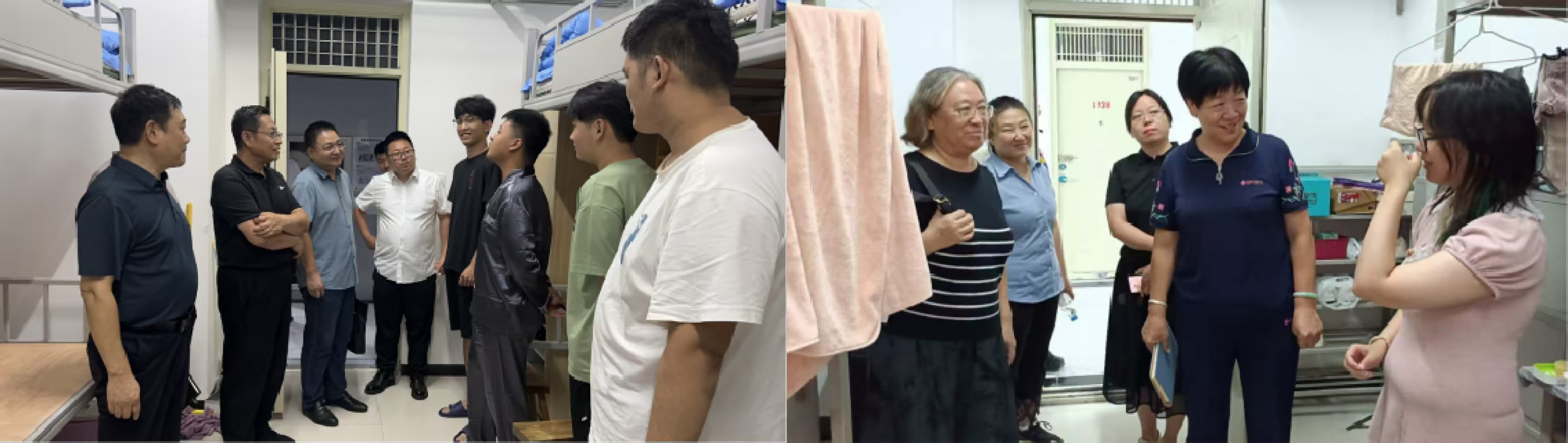 Beat365中文官方网站校领导慰问2025级新生