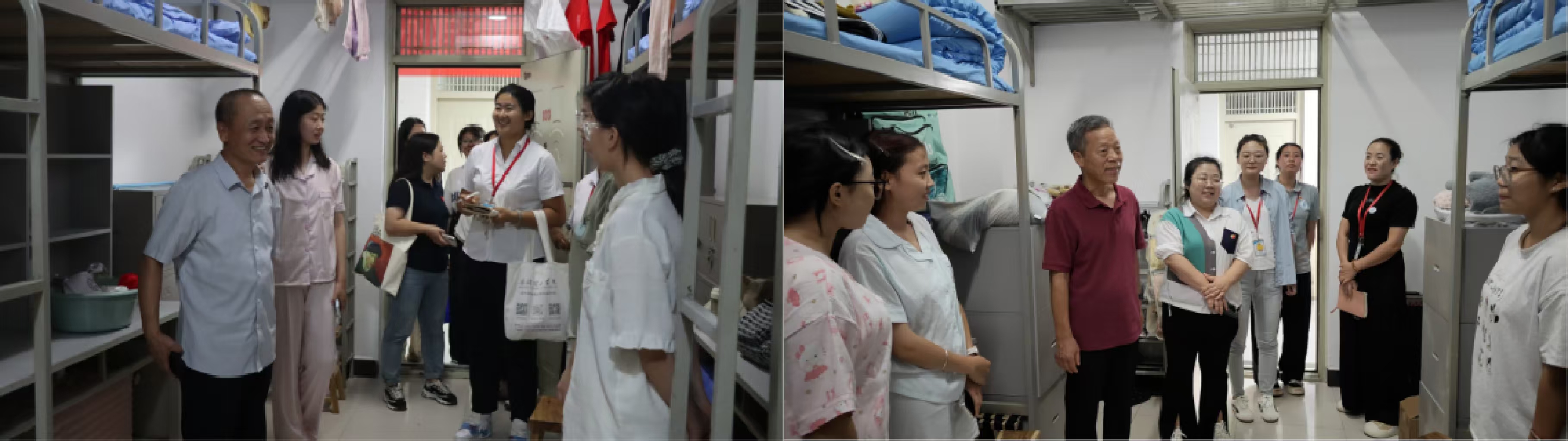 Beat365中文官方网站校领导慰问2025级新生