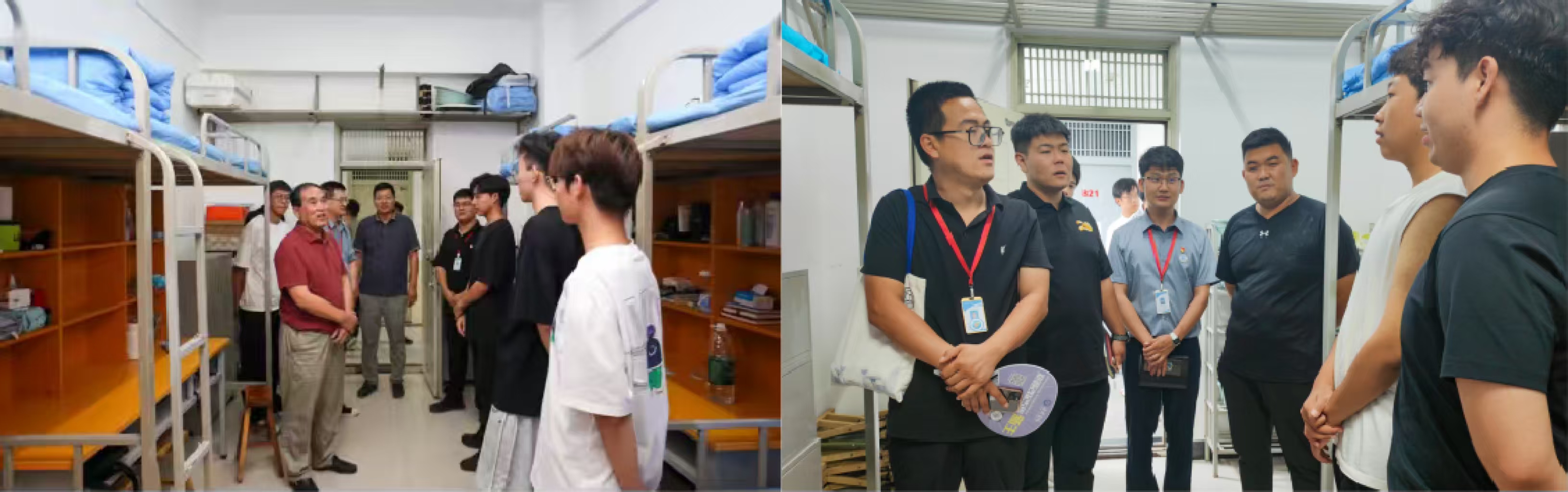 Beat365中文官方网站校领导慰问2025级新生