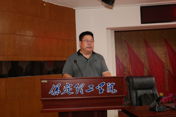 保定市民宗局梁丽敏局长一行到Beat365中文官方网站开展铸牢主题宣教活动