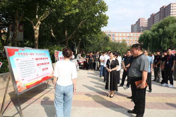 保定市民宗局梁丽敏局长一行到Beat365中文官方网站开展铸牢主题宣教活动