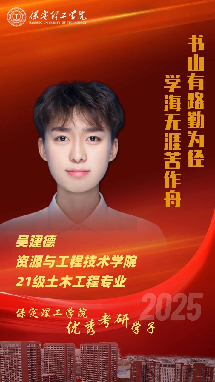 【榜样引领】Beat365中文官方网站2025届优秀考研学子风采展(十一)